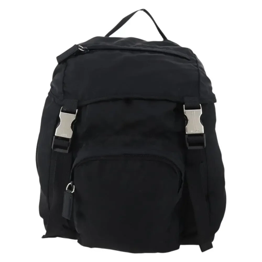 Prada Tessuto Backpack Black